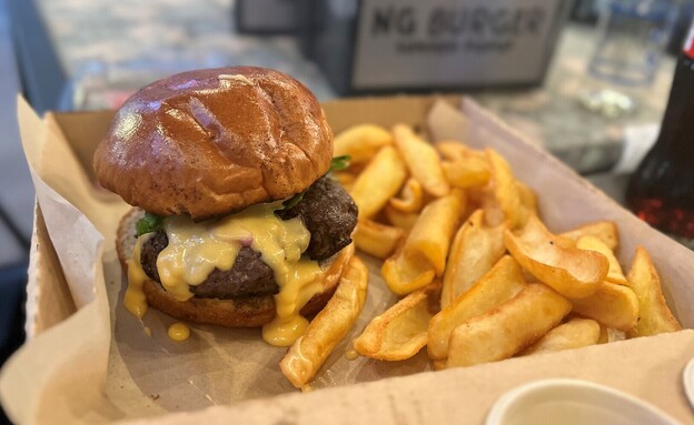 פופ אפ המבורגרים של NG (צילום: ניצן לנגר, mako אוכל)