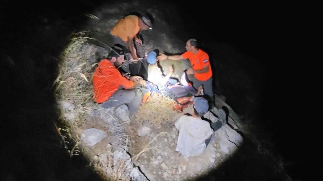 חילוץ המשפחה שאבדה בטיול בנחל בבקעת הירדן