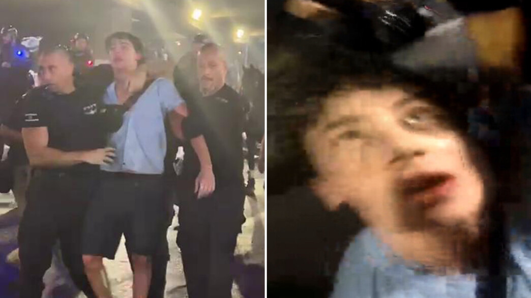 מעצרים אלימים בהפגנות