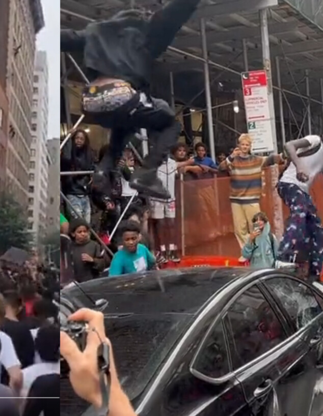 מהומות בניו יורק בעקבות חלוקת מתנות של יוטיובר