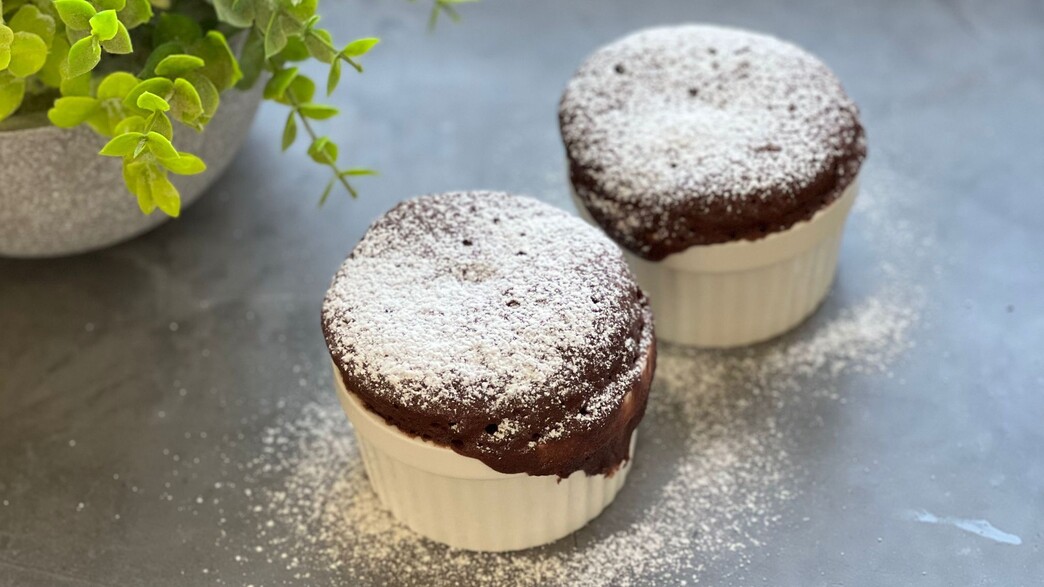 סופלה שוקולד במיקרו