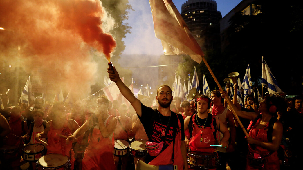 הפגנות נגד המהפכה המשפטית בתל אביב