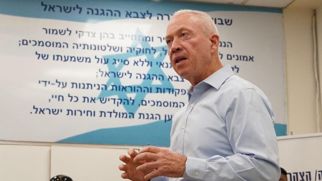 שר הביטחון גלנט בבקו"ם שר הביטחון גלנט בבקו"ם