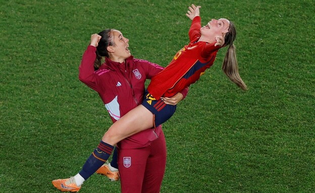 ספרד בגמר מונדיאל הנשים (צילום: reuters)