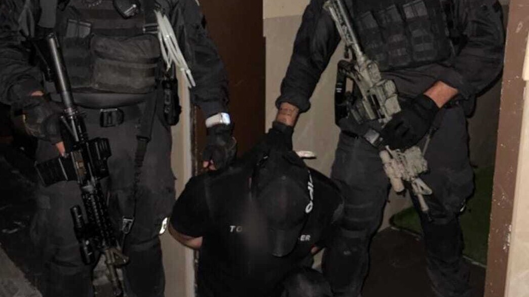 מעצר חולית הירי בנצרת (צילום: דוברות המשטרה)