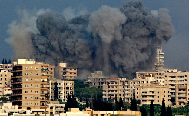 פיצוץ בלבנון במלחמת לבנון השנייה (צילום: רויטרס)