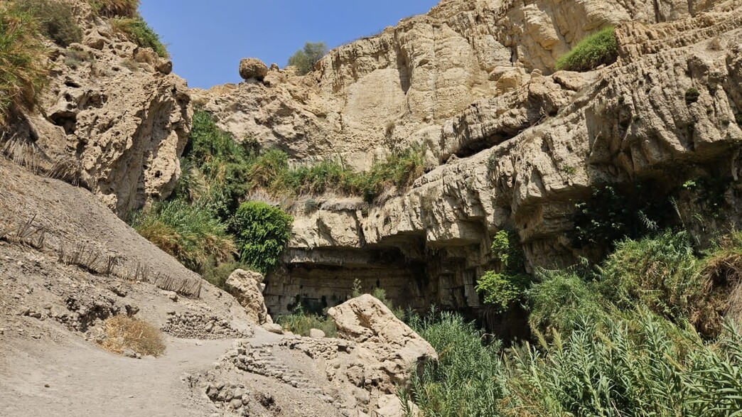 מפולת הסלעים בעין גדי
