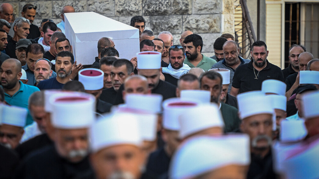 הלוויית אחד הנרצחים באבו סנאן בירכא הלוויית אחד הנרצחים באבו סנאן בירכא