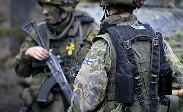 תרגיל, צבא פינלנד (צילום: רויטרס)