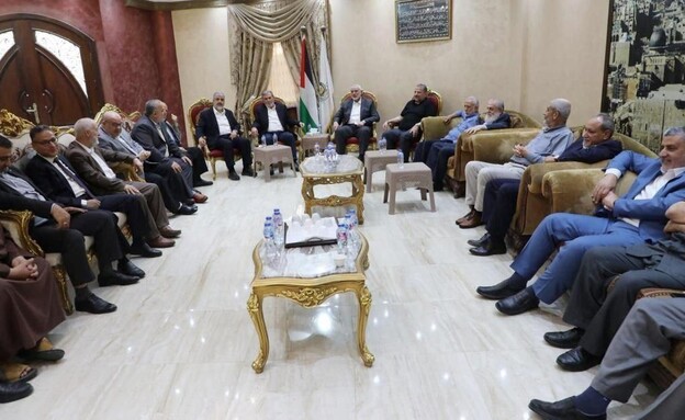 בכירי חמאס בפגישה עם משלחת של הג'יהאד האיסלאמי בקה
