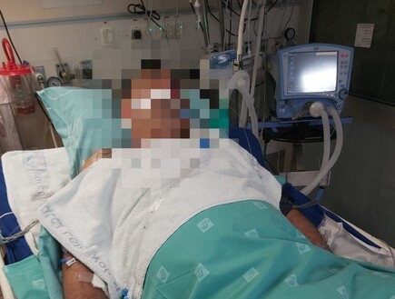 גבר מאושפז (צילום: צילום פרטי)