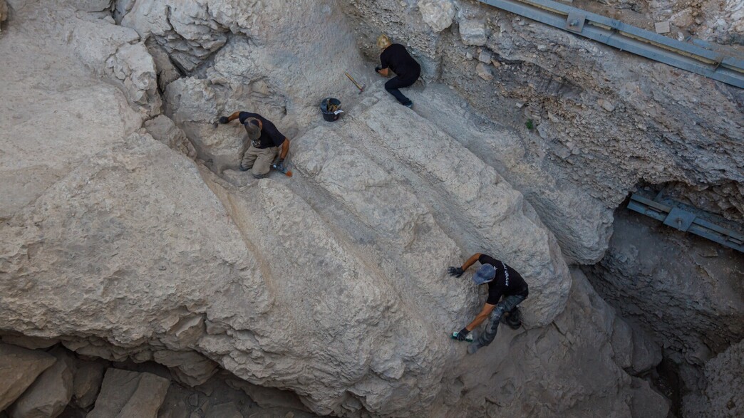 התעלות הדרומיות שנחשפו בעיר דוד