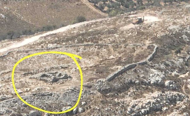 הרשות הפלסטינית החלה בבנייה סמוך למזבח יהשע