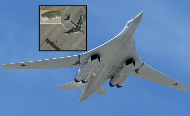 המטוס האימתני באוויר והתמונה מהקרקע (צילום: Tatarigami_UA | GettyImages)