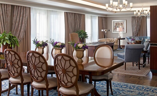 מלון וולדורף אסטוריה, הסוויטה הנשיאותית (צילום: עמית גירון)