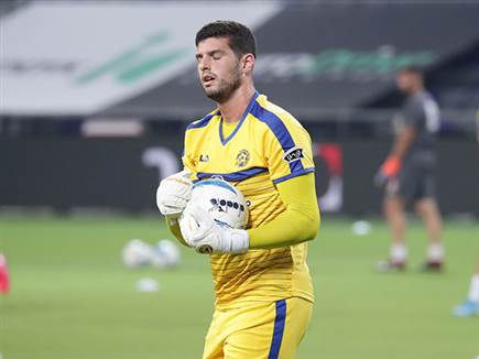 חזר, אבל לא היה בשיאו. טננבאום (צילום: דני מרון)