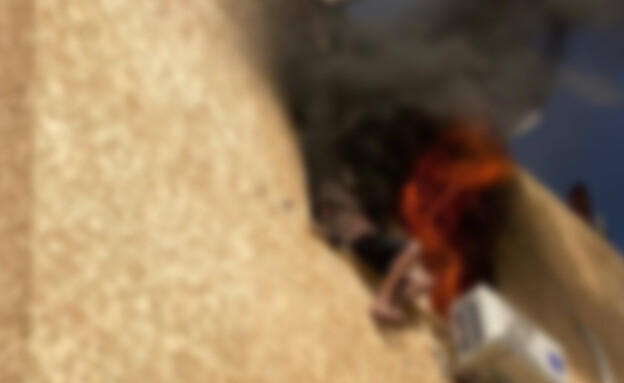 אדם נספה בשרפה בערד (צילום: לפי סעיף 27 א')