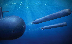 שיגור טיל טורפדו מצוללת (צילום: דובר צה"ל)