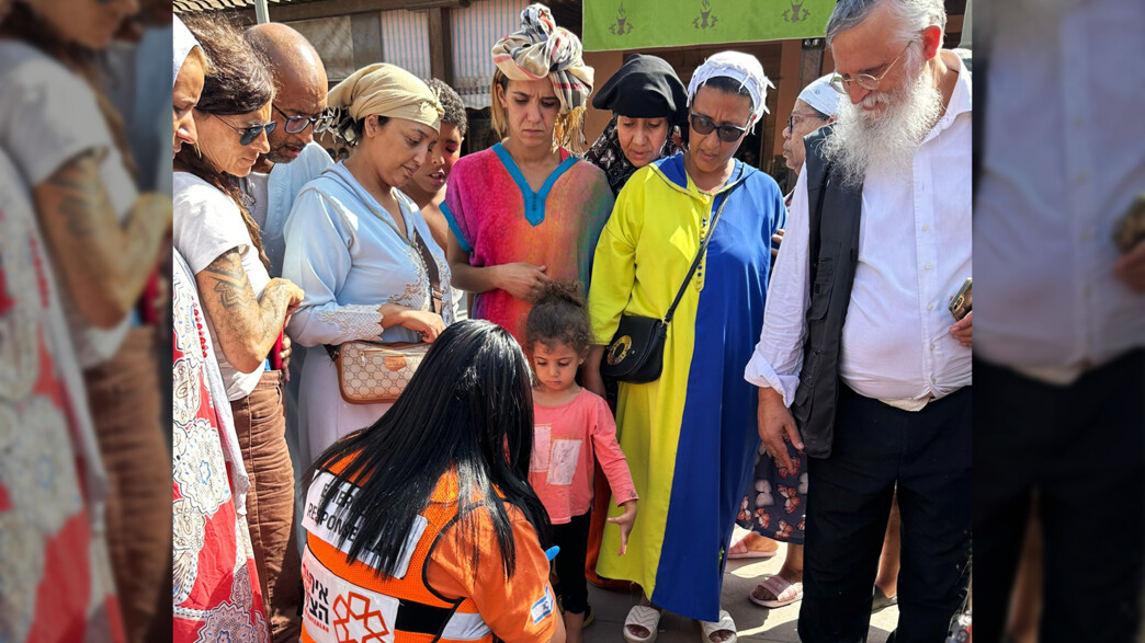 כח החלוץ ששלח איחוד הצלה למרוקו