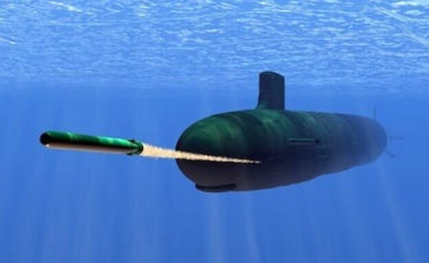 שיגור טיל טורפדו מצוללת (צילום: דובר צה
