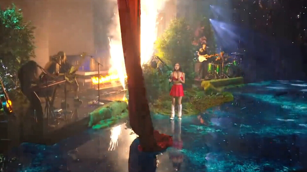 אוליביה רודריגו בטקס ה-VMA (צילום: מתוך טקס ה-VMA של ערוץ MTV)