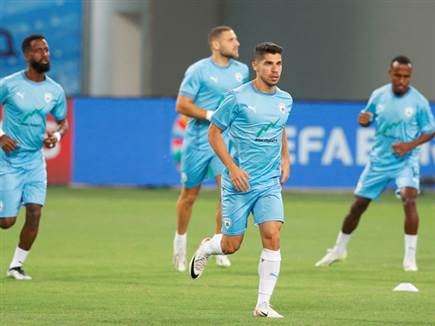 נבחרת ישראל עלתה עם לא מעט אופטימיות (צילום: אלן שיבר)