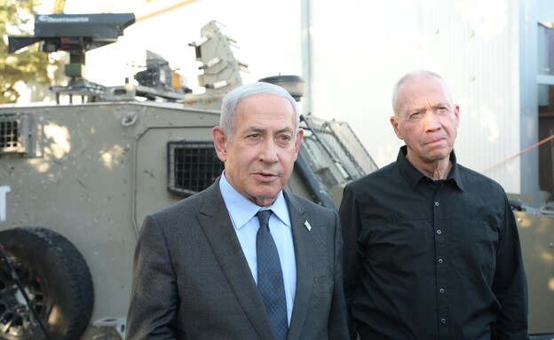 ראש הממשלה נתניהו ושר הביטחון גלנט (צילום: עמוס בן גרשום, לע