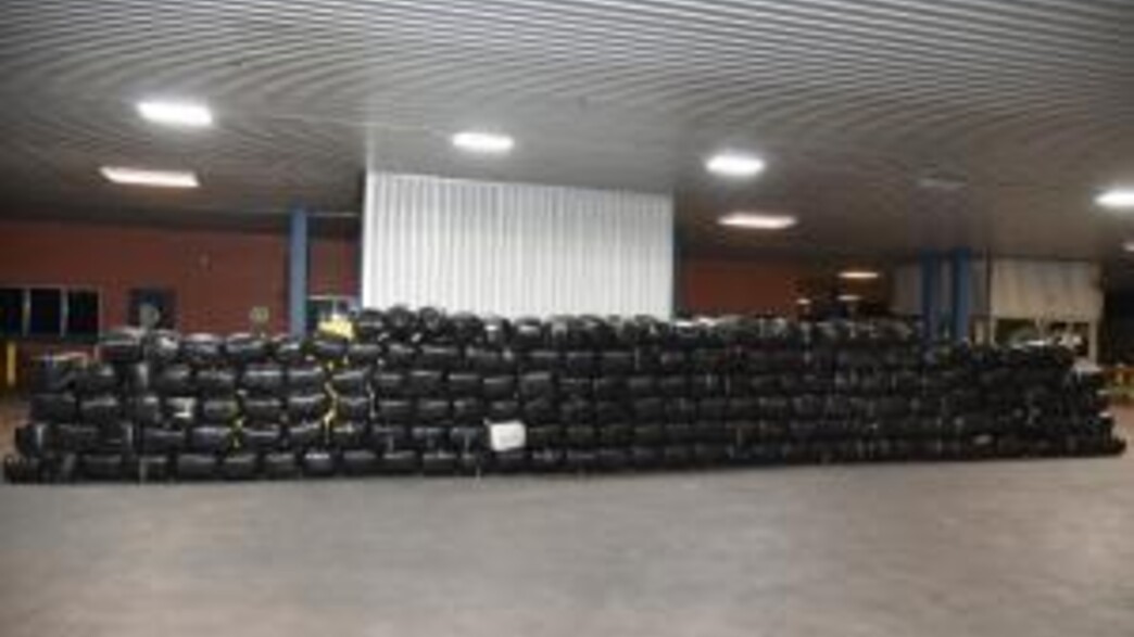 שקי קנאביס שנתפסו במעבר הגבול בין ארה"ב למקסיקו - 14.9.2023 שקי קנאביס שנתפסו במעבר הגבול בין ארה"ב למקסיקו - 14.9.2023