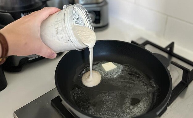 פנקייק 3 מרכיבים. זה המרקם