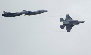 מטוס הקרב (צילום: BO AMSTRUP/Ritzau Scanpix/AFP via Getty Images)