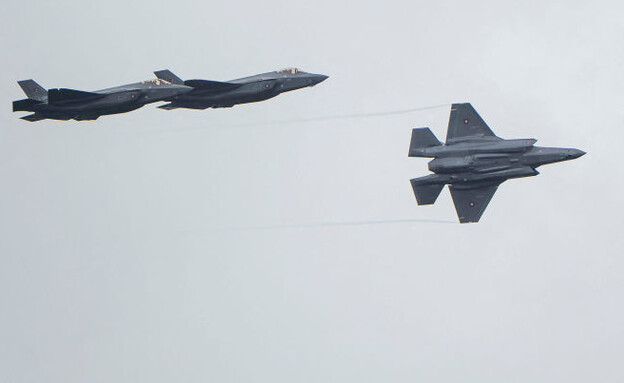 מטוס הקרב (צילום: BO AMSTRUP/Ritzau Scanpix/AFP via Getty Images)