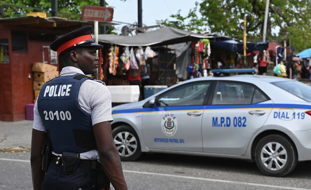 ג'מייקה משטרה  (צילום: ANGELA WEISS, getty images)