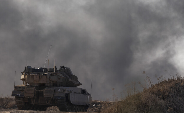 תקיפת צה"ע בעזה (צילום: getty images)