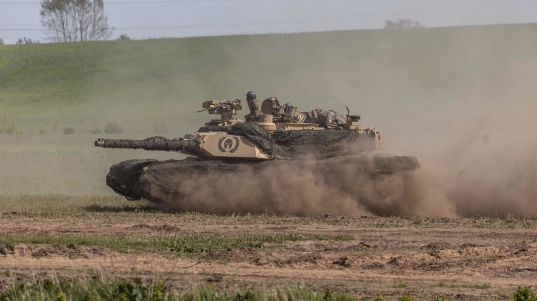 הטנק האמריקאי (צילום: WOJTEK RADWANSKI/AFP/GettyImages)
