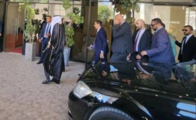 הגעת השגריר הסעודי נאיף א-סודיירי לביקור ברמאללה