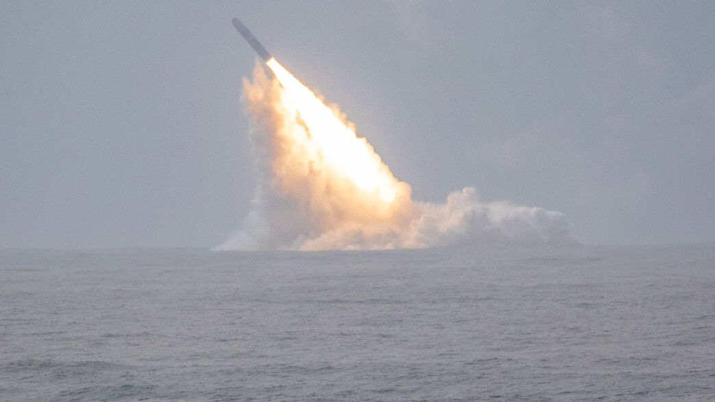 שיגור הטיל (צילום: U.S. Navy)