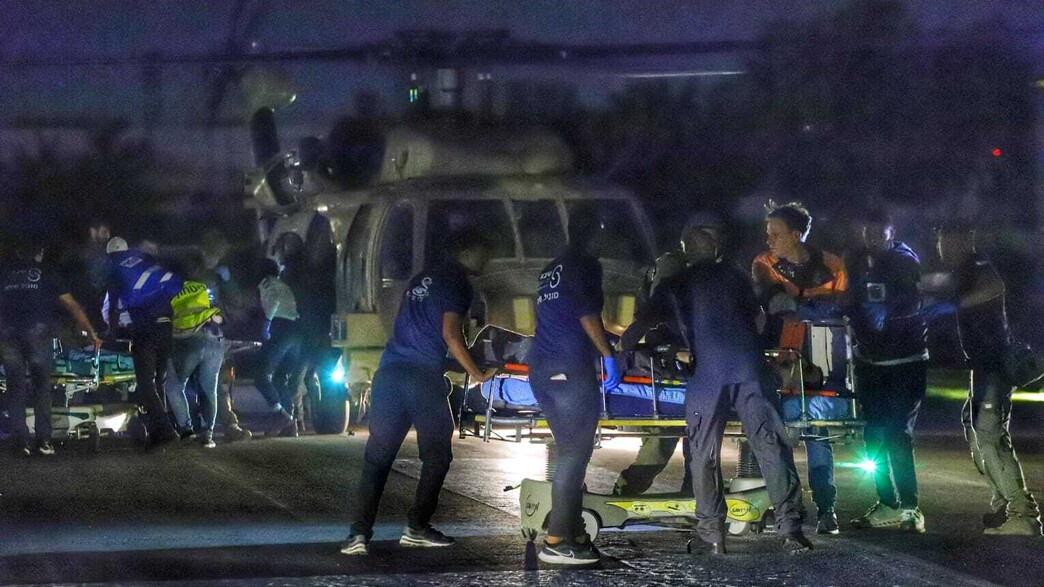 פינוי נפגעים לתל השומר