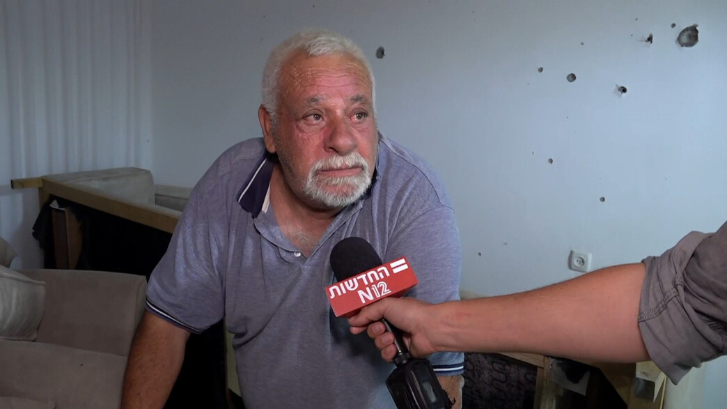 הבית בו התבצרו המחבלים באופקים