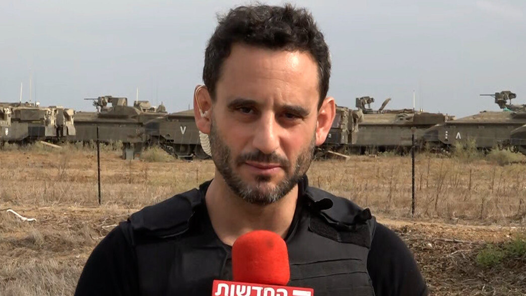 גלעד שלמור מדווח מהשטח (צילום: חדשות  12, קשת 12)