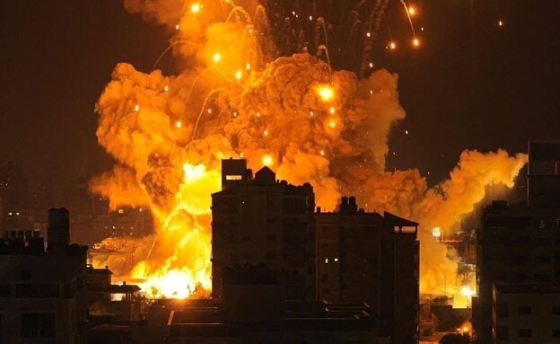 Le bombardement à Gaza (Photo : Doc, porte-parole de Tsahal)
