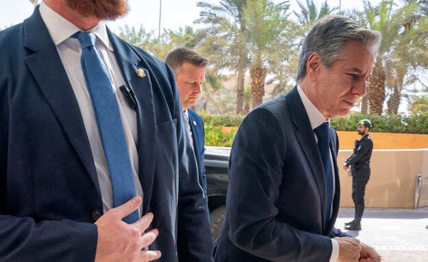 שר החוץ האמריקני בלינקן בסעודיה (צילום: reuters)