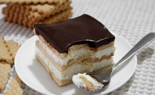 עוגת ביסקוויטים (צילום: אסתי רותם, mako אוכל)