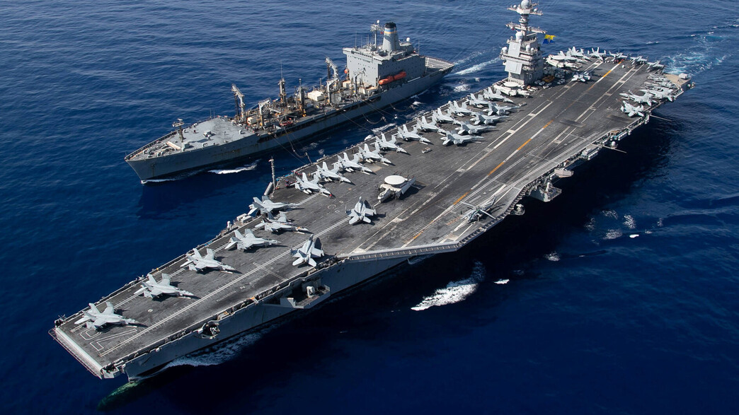 נושאת המטוסים האמריקנית ג'רלד פורד נושאת המטוסים האמריקנית ג'רלד פורד