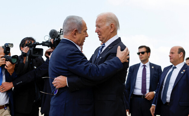 הנשיא ביידן בישראל (צילום: reuters)