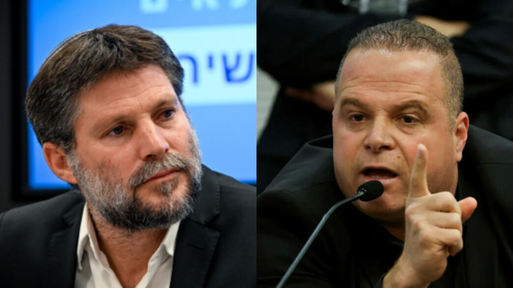 ראש עיירית אשקלון גלאם ושר האוצר סמוטריץ'