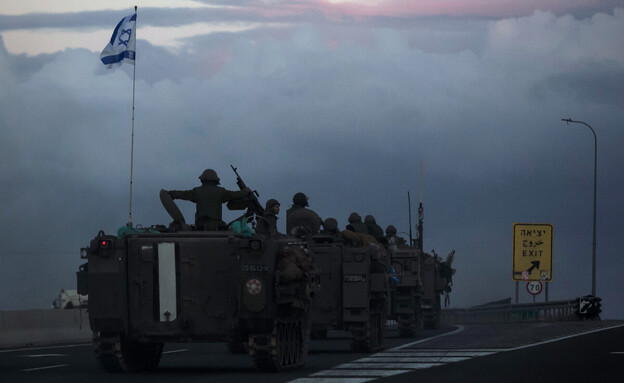 כוחות צה"ל במהלך מלחמת חרבות ברזל (צילום: Amir Levy/Getty Images)