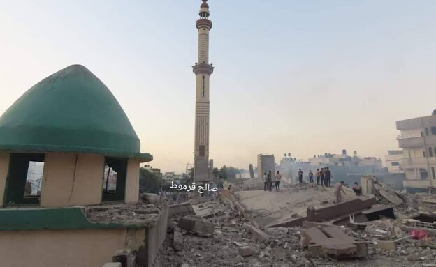 חיל האוויר תקף את מסגד אל-עמרי בג'באליא, צפון הרצו