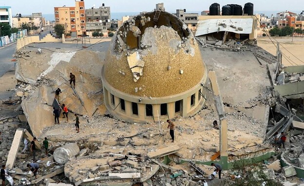 המסגד שהותקף בג'נין