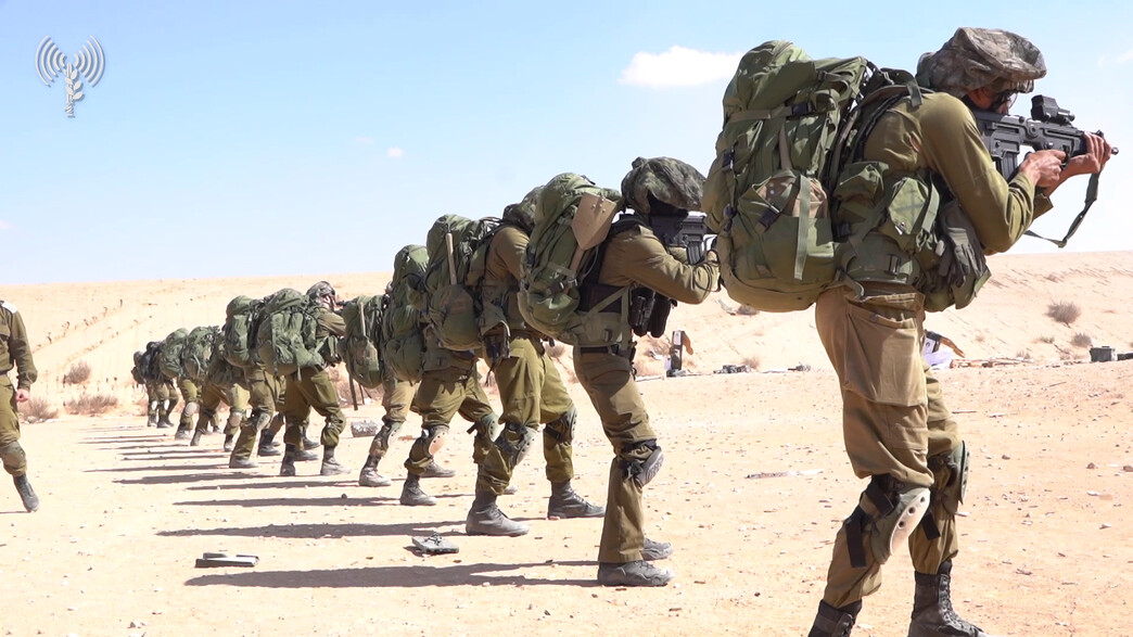 אימוני גדודי אוגדת מילואים