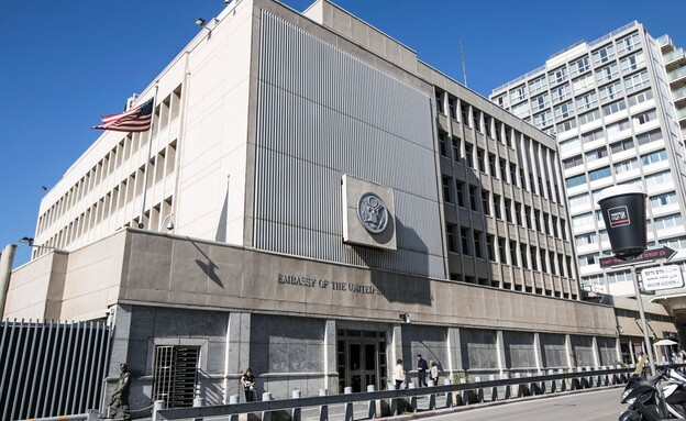 שגרירות ארצות הברית תל אביב (צילום: JACK GUEZ, getty images)